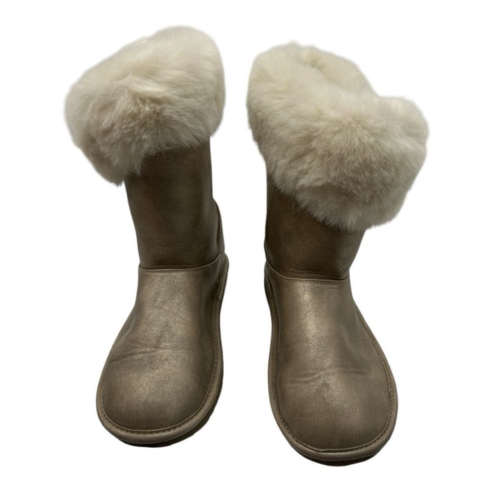Children’s Place girls faux fur booties size 3